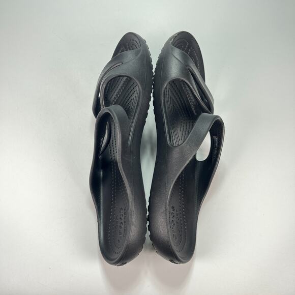 Crocs Kadee II Black Slip On Lightweight Comfort Casual Sandal Women’s Size 10 - Picture 7 of 8
